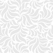 Grey abstract seamless  floral pattern
