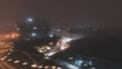 Katowice in fog