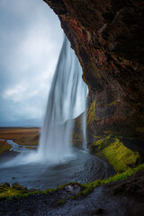  Seljalandsfoss waterfall in southern Iceland