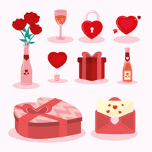 Nine Valentine Day Items