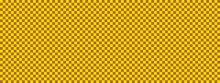 Checkerboard Banner. Brown And Gold Colors Of Checkerboard. Small Squares, Small Cells. Chessboard, Checkerboard Texture. Squares Pattern. Background.