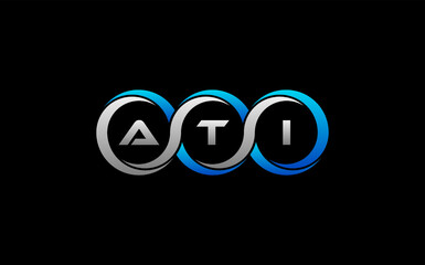 ATI Letter Initial Logo Design Template Vector Illustration