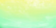 Panorama Clear yellow to green sky and white cloud detail  with copy space. Sky Landscape Background.Summer heaven with colorful clearing sky. Vector illustration.Sky clouds background.