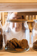 © ADDICTIVE STOCK - Jars with cookies placed on shelf