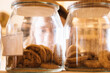 © ADDICTIVE STOCK - Jars with cookies placed on shelf