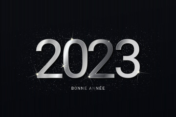 Wall Mural - 2023 - Meilleurs vœux - Bonne année	