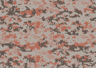 Full seamless camouflage texture skin pattern vector for military textile. Usable for Jacket Pants Shirt and Shorts. Dirty army camo masking design for hunting fabric print and wallpaper. 