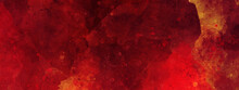 Beautiful Abstract Grunge Decorative Red Wall Texture Background, Red Bloody Grungy Background Or Texture With Splatters.