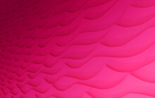 Abstract Light Pink Wave Dynamic Flowing Particles Shaped Dots Backdrop Pattern On Pink.