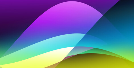 Poster - Abstract Colorful Background Wallpaper with Random Elegant Shapes. Modern design backdrop