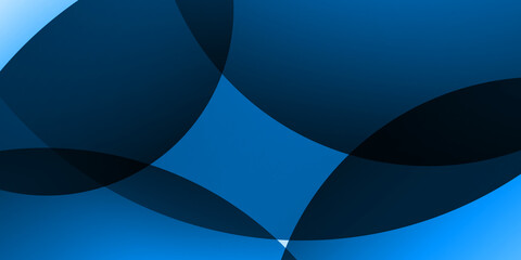 Poster - Modern Blue Minimalist abstract background wallpaper shapes