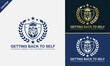 University and academy vector icons. Education logo. university and college school. learning logo