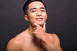 © Tom Wang - closeup asian handsome young man face