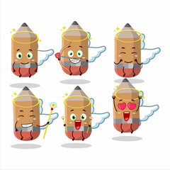 Wall Mural - Pencil cartoon designs as a cute angel character