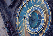Detail Of The Historical Prague Astronomical Clock