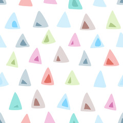 Simply Triangles Seamless Pattern	