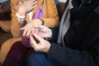 © Marko - Old people getting engaged. Detail of their hands
