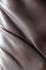 Wall Mural - Chocolate leatherette abstract as background. Texture