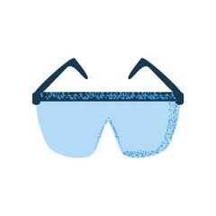 Sticker - eyeglasses flat icon