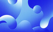 © freeject.net - abstract liquid background with 3d popup composition in blue. trendy illustration artwork for poster layout, slide presentation, cover, invitation, etc.