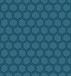 ABSTRACT VECTOR SEAMLESS BACKGROUND WITH EMERALD HEXAGONS
