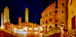 San Gimignano bei Nacht - Panorama - Toskana