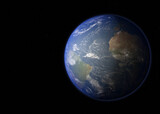 Fototapeta Zwierzęta - Planet Earth - Elements of this Image Furnished By NASA. 3D rendering.