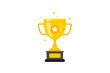 Best champions cup trophy vector design. Champion cup winner trophy award.
