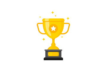 best champions cup trophy vector design. champion cup winner trophy award.