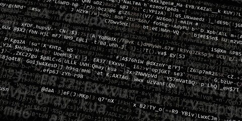 Computer script code. Programming screen of software developer. Program code background. Modern technology backdrop for advertisements.