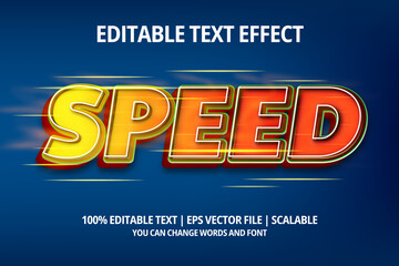 Wall Mural - Speed editable text effect