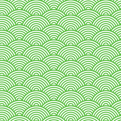  green japanese style seamless traditional pattern circles ornate for your design