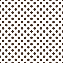 White And Brown Polka Dot Seamless Pattern. For Plaid, Tablecloths, Clothes, Shirts, Dresses, Paper, Bedding, Blankets, Quilts, And Other Textile Products. Vector Background.
