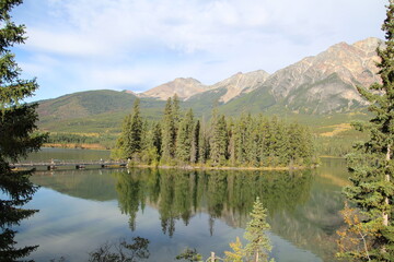  The Island In The Lake, Jasper National Park, Alberta