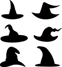 Witches Hat Silhouette Pack