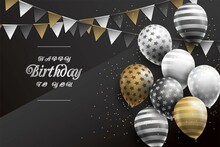 Beautiful Happy Birthday Card With Fantastic Fonts