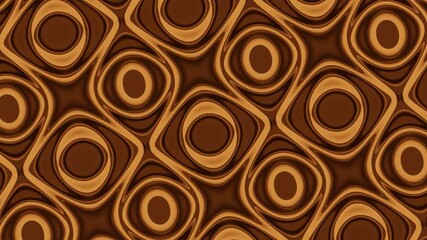 Poster - Orange background.Design. Beautiful patterns in abstraction are like eyes that move.