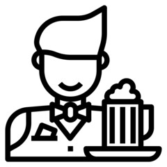 Poster - waiter