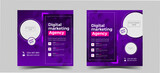 Fototapeta Panele - Digital marketing social media post design