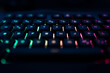 Glowing keyboard