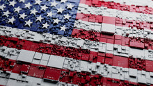 American Flag Tech Wallpaper
