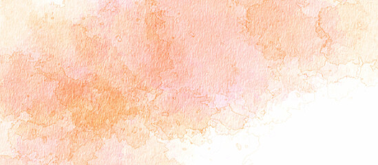 Wall Mural - abstract watercolor background with splashes. abstract watercolor background with splashes Orange ink and watercolor textures on white paper background. Dry and wet brush stroke effects.	
