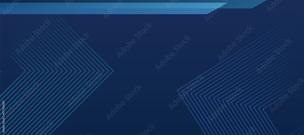 Dark blue background. Modern line stripes curve abstract presentation ...