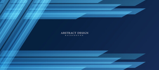 Blue vector background overlap blue layer on blue dark space background for text and message artwork design blue abstract vector technology