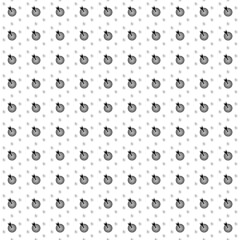 Poster - Square seamless background pattern from geometric shapes are different sizes and opacity. The pattern is evenly filled with big black goal symbols. Vector illustration on white background