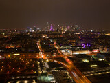 Fototapeta Miasto - Warszawa nocą - Warsaw by night