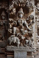 Wall Mural - Chennakeshava Temple, Somnathpura, Karnataka, India