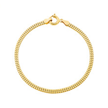 Gold Jewellery. Gold Chain Necklace Isolated