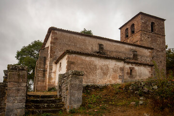 Wall Mural - Romanesque church of San Vicente in Las Quintanillas.