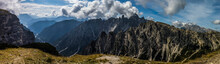 Mountain Trail Tre Cime Di Lavaredo In Dolomites In Italy